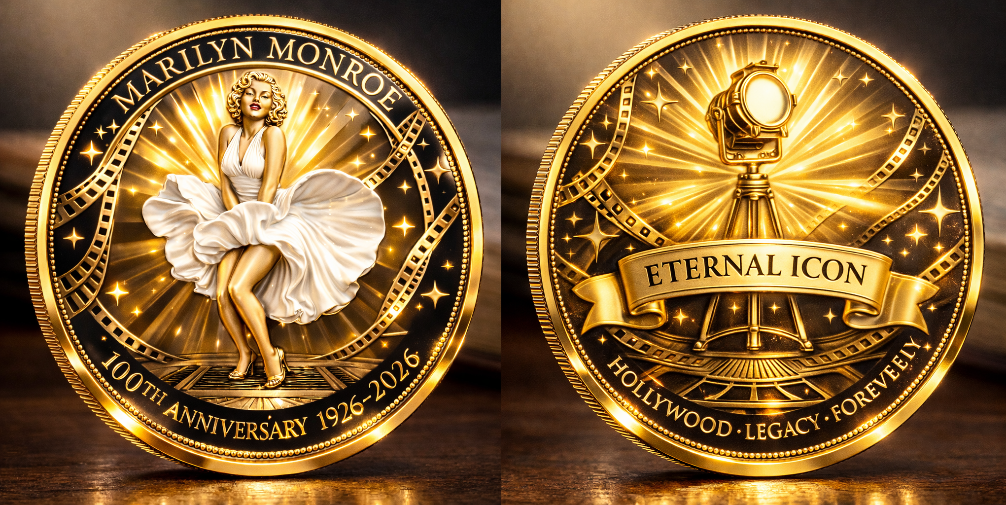 Marilyn Monroe 100th Anniversary Commemorative Coin (1926–2026)