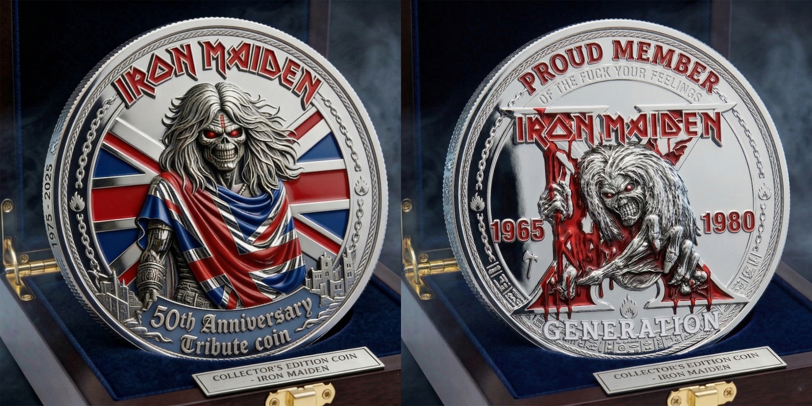  🎉Last Day 49% OFF-Iron Maiden 50th Anniversary Tribute coin