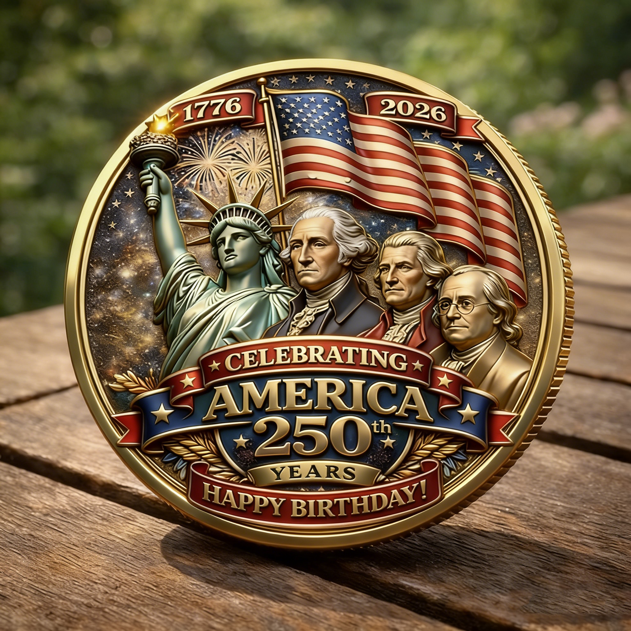 🏆Flash Sale 60% OFF - Celebrating America 250 Years Patriotic Coin