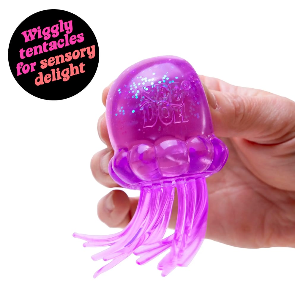 Jelly Squish Sensory Squeeze Toy – Soft Gel-Filled Stress Ball, Stretchy Anxiety Relief Fidget, Calming Portable Toy for Home Office School Travel, Gift for All Ages