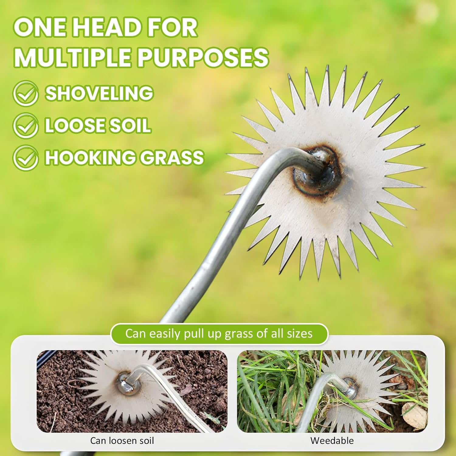 Generic 360° Sunflower Design Garden Hand Weeder Tool 