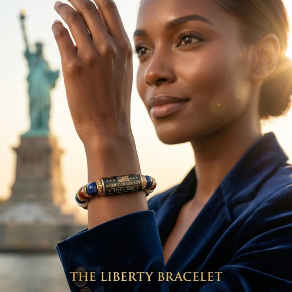 Limited Edition American Legacy Black Obsidian Bracelet