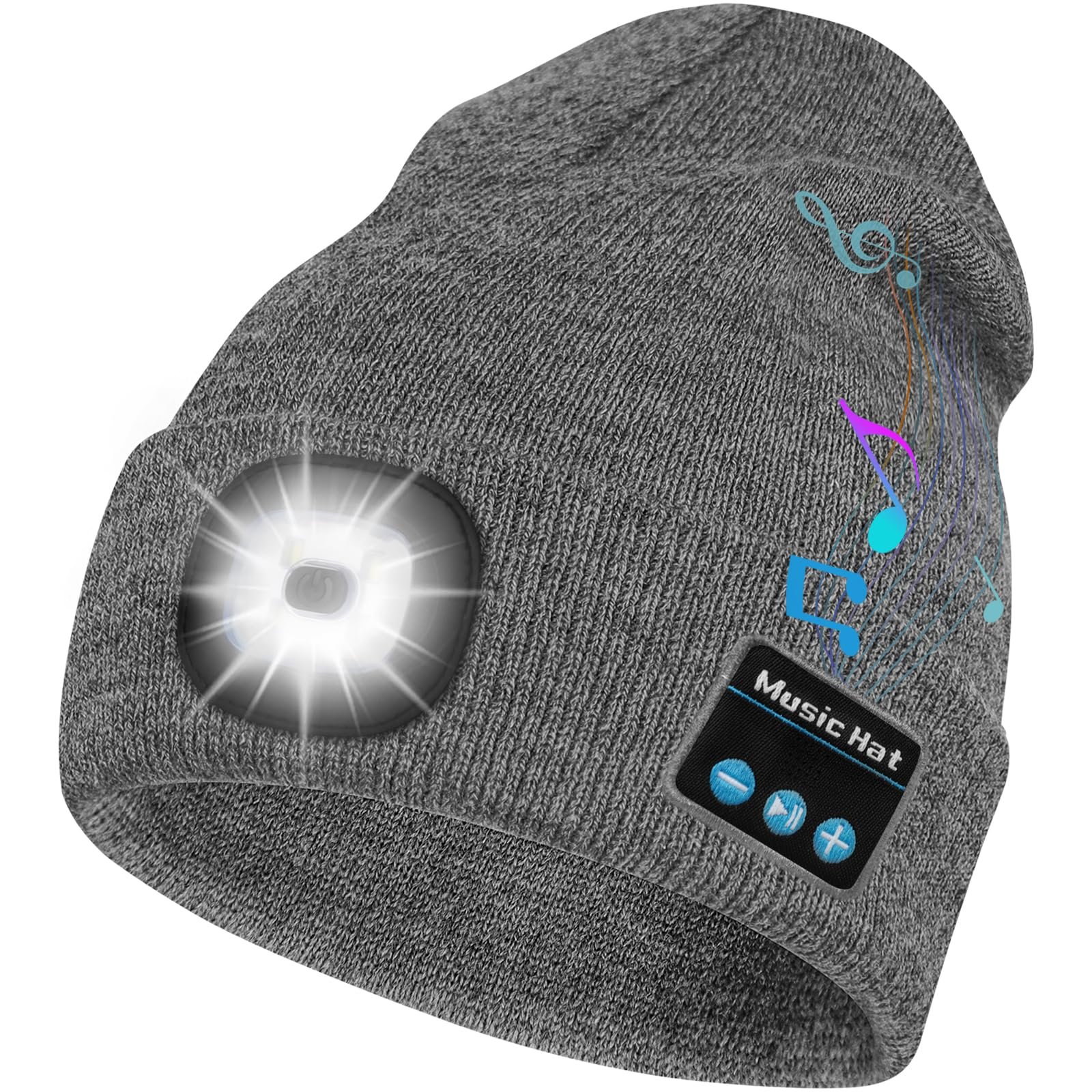 🎄Christmas Sale 49% OFF🏆50K+ SOLD!🔥2025 Upgraded Bluetooth Beanie Hat with Light