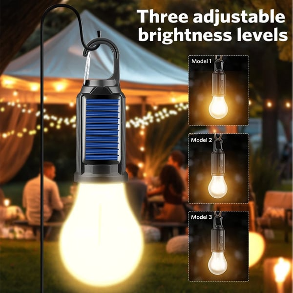 Last Day 49% OFF🔥2025 New Vintage Solar Rechargeable Hooked Camping Light