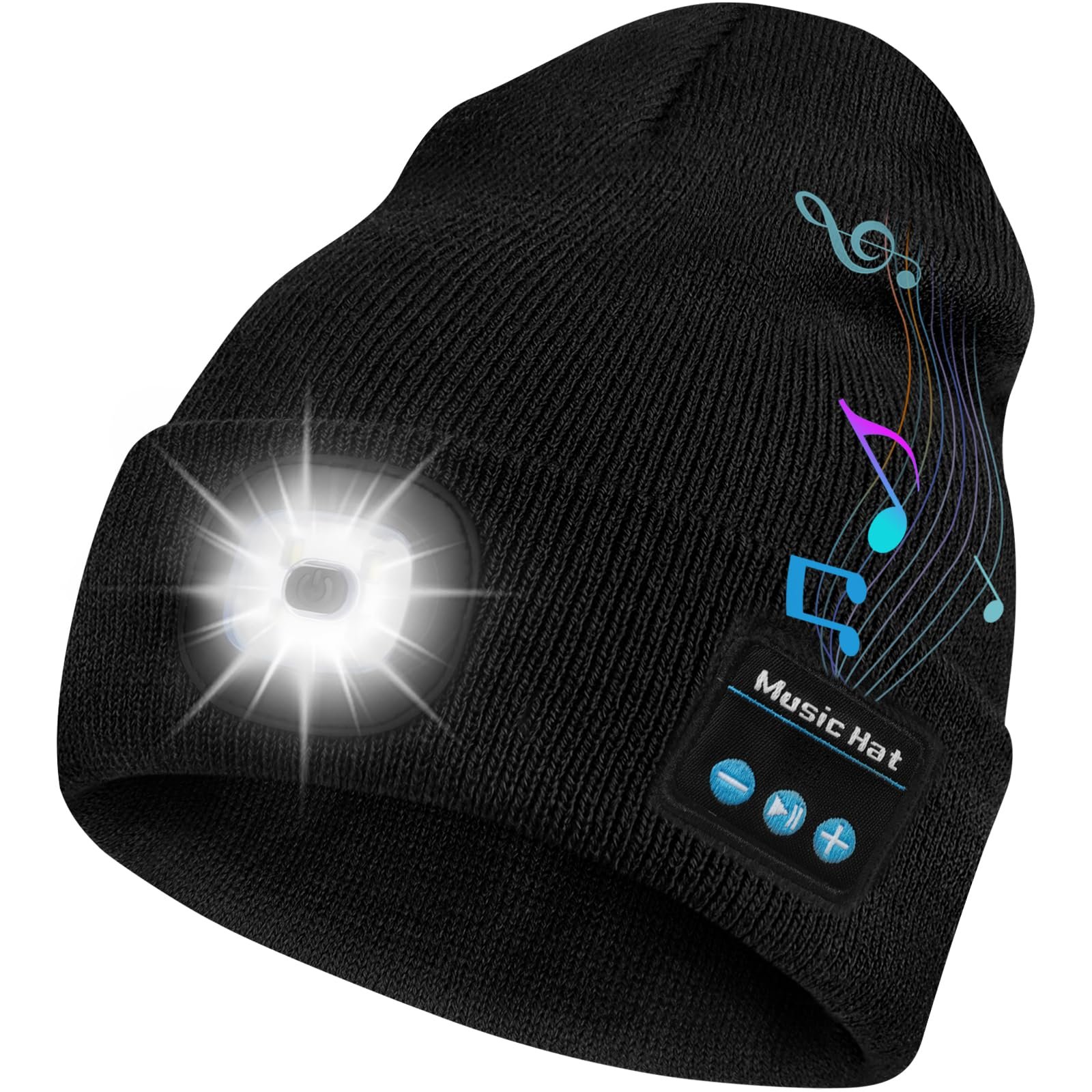 🎄Christmas Sale 49% OFF🏆50K+ SOLD!🔥2025 Upgraded Bluetooth Beanie Hat with Light