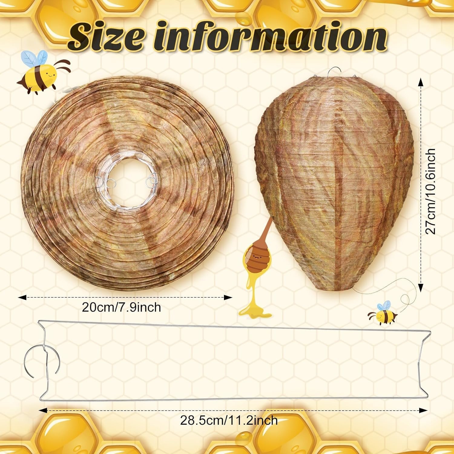 🔥Hot Sale 49% OFF🐝Natural Wasp Deterrent Hive🎁BUY MORE FREE MORE