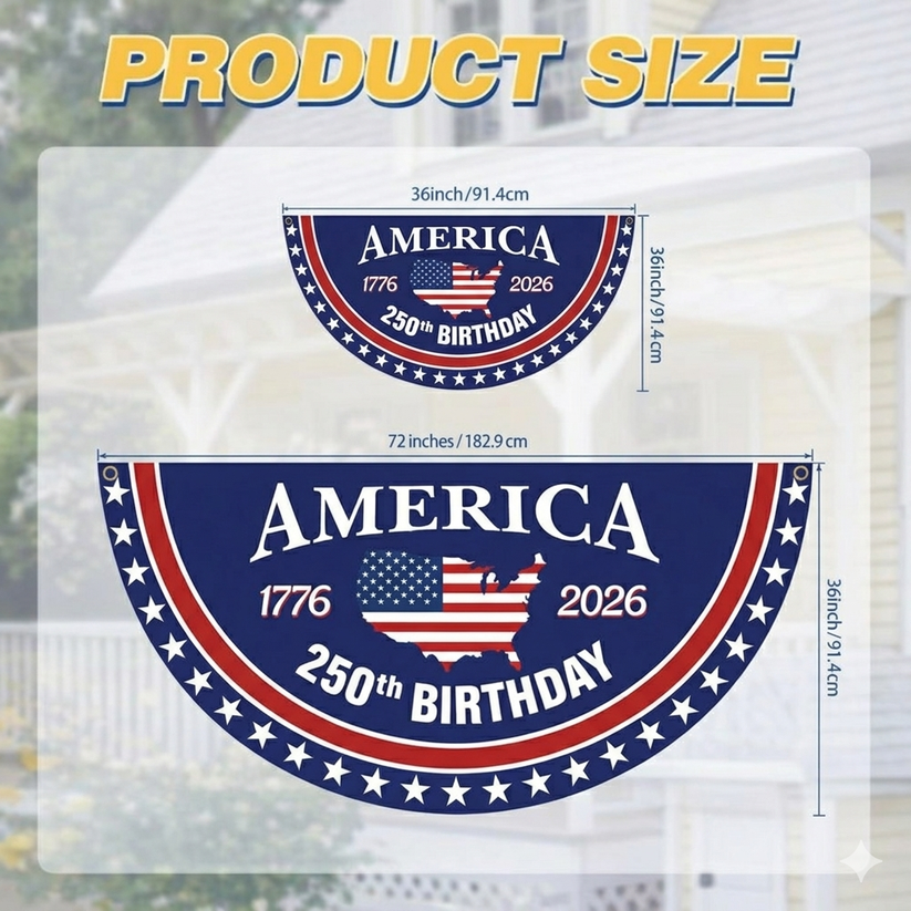 Last Day 49% OFF🔥Celebrate America's 250th Birthday Banner