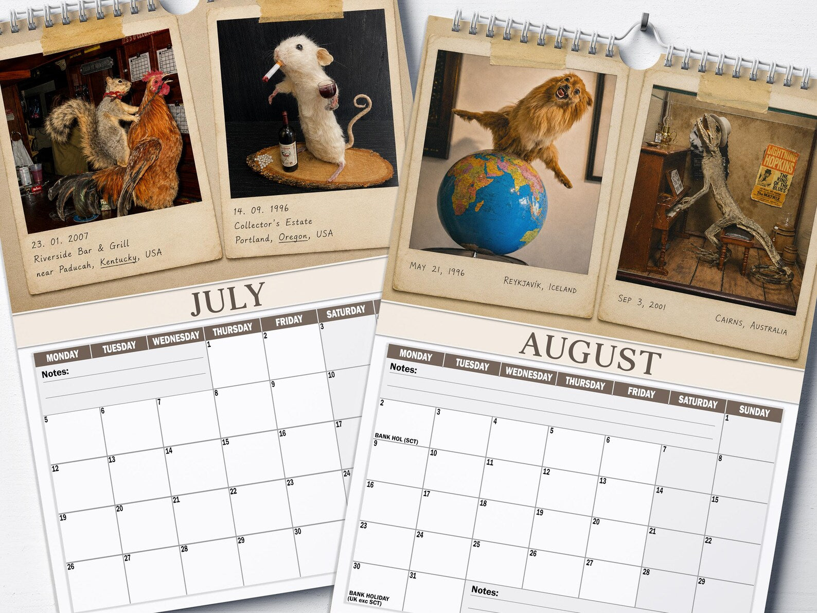 😂Bad Taxidermy Calendar 2027 – Funny & Bizarre Animal Specimens (FREE SHIPPING)\