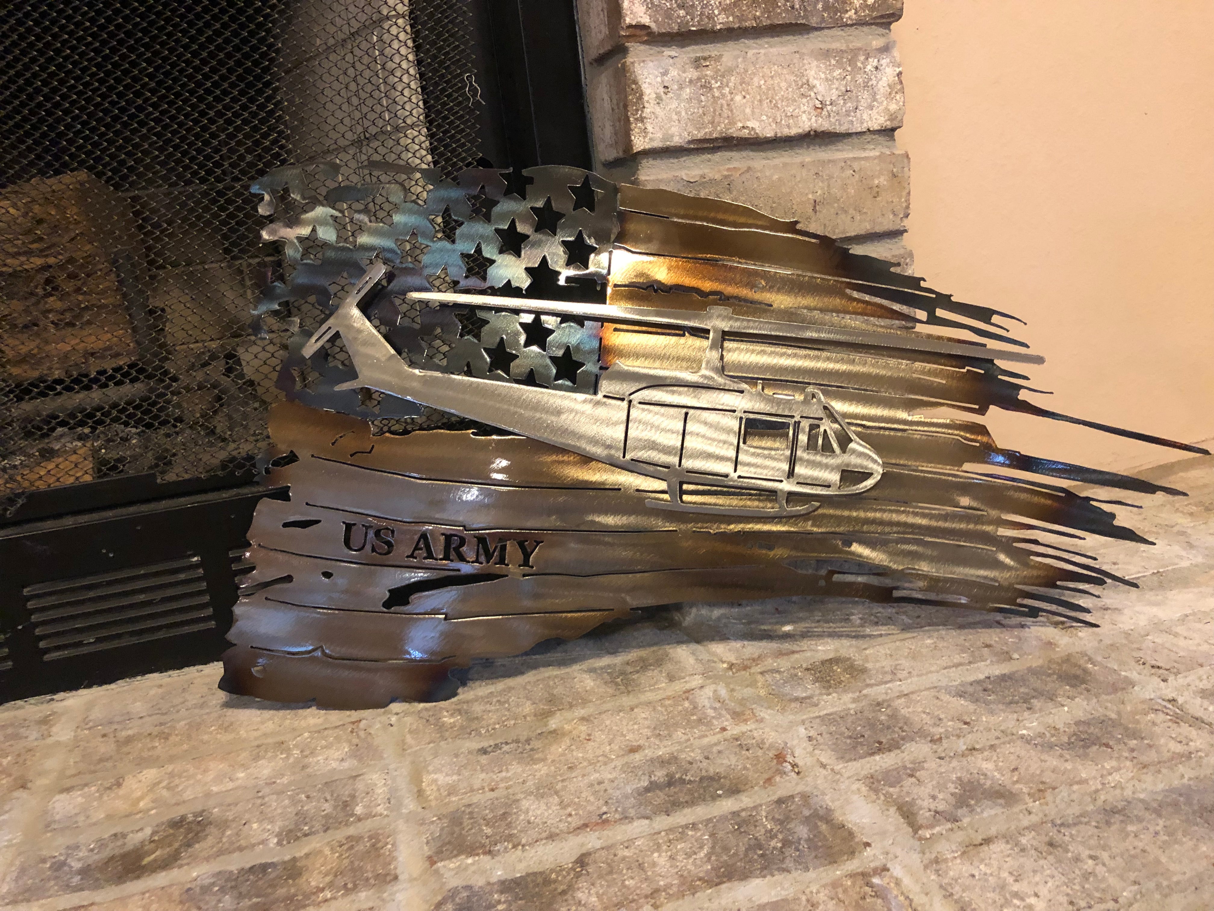 Tattered American Flag 