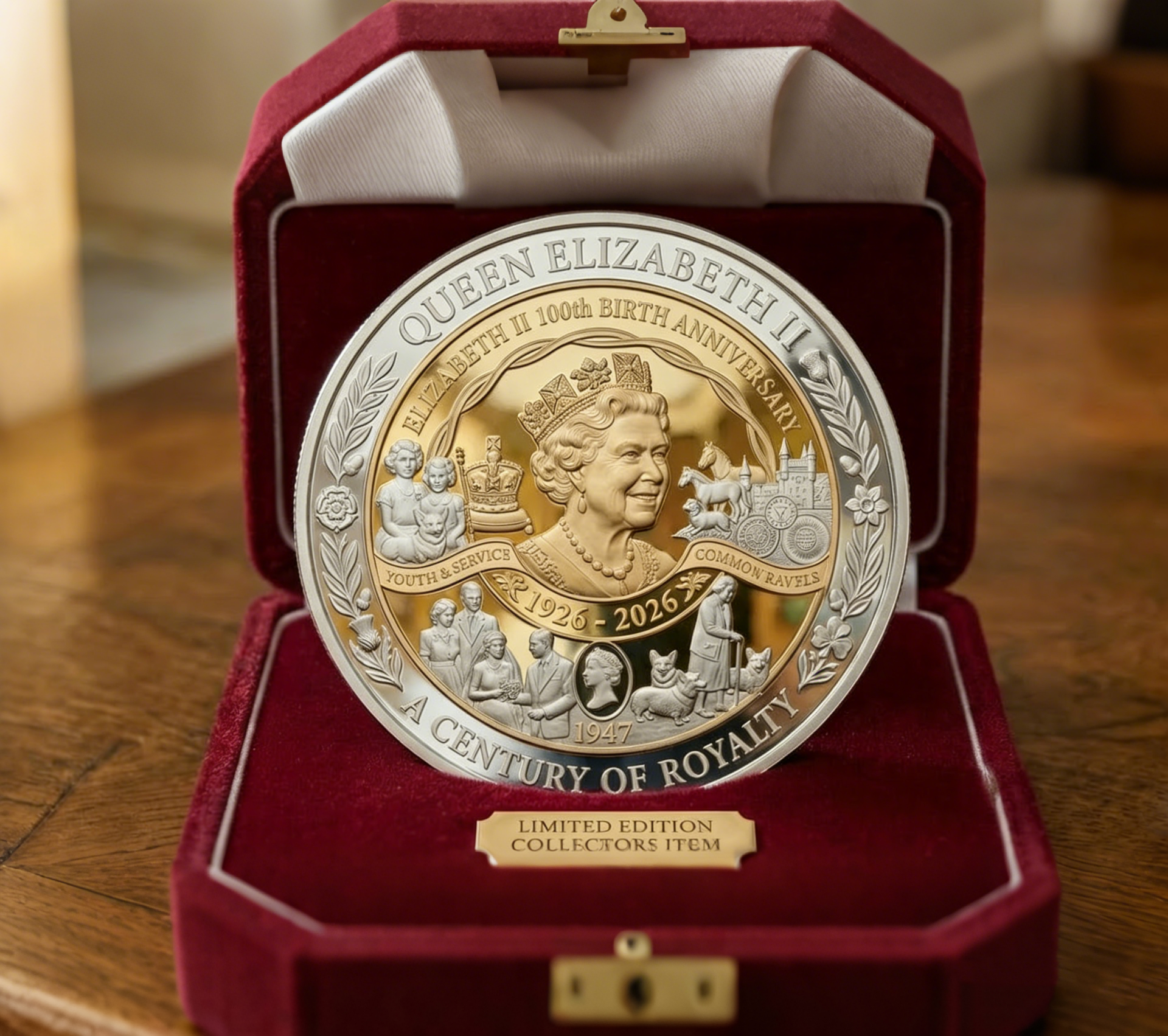 🎉Last Day 49% OFF -Queen Elizabeth II 100th Anniversary Commemorative Coin（1926-2026）