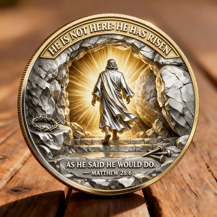 🏆NEW YEAR 60% OFF - ❤️“No Greater Love” Resurrection Commemorative Coin