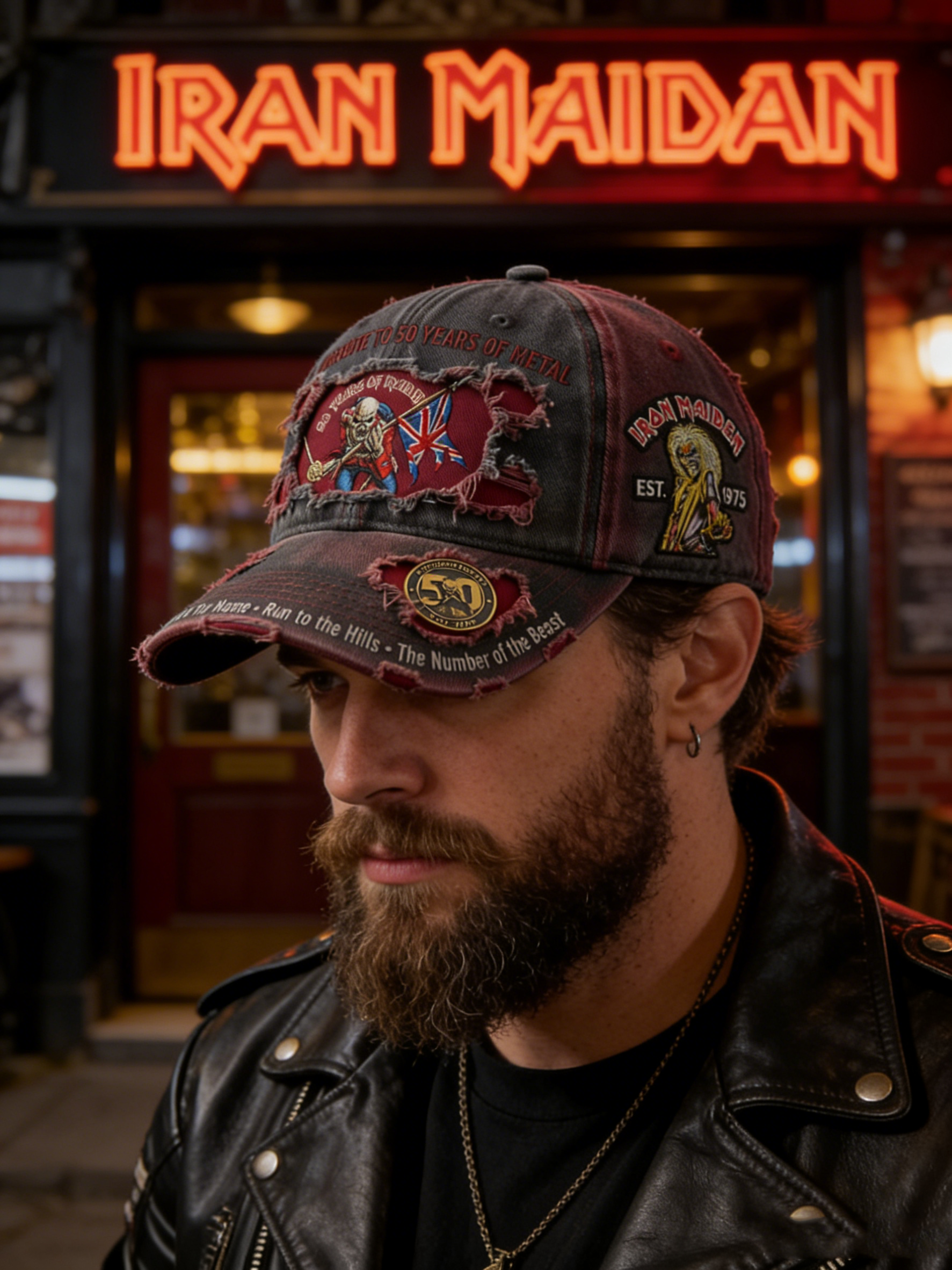 Iron Maiden 50th Anniversary Tribute Cap