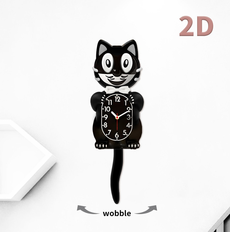 Kitty Cat Wall Clock