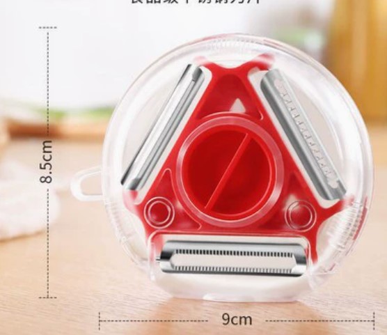 3-in-1 Magic Trio Peeler Set, Multifunctional Vegetable Slicer, Julienne Cutter & Zester, Kitchen Tool for Potato, Fruit & Veggie Prep