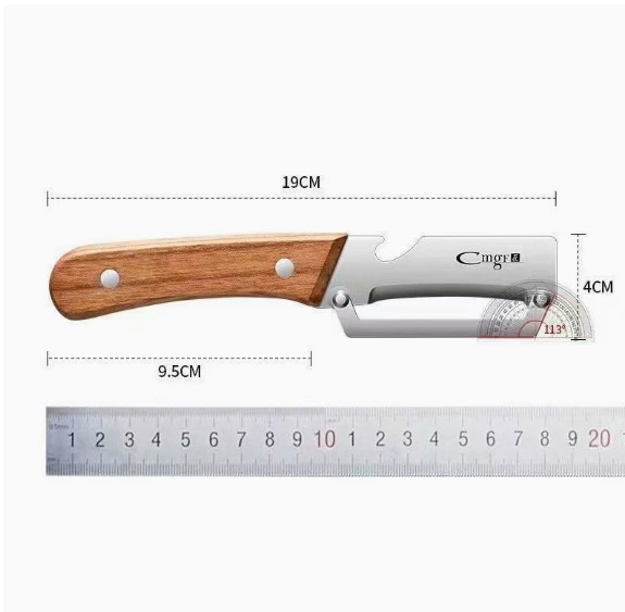 Tired of struggling with dull peelers and flimsy knives? Meet your new kitchen BFF! Our Stainless Steel Multi-Function Peeler Knife is THICKENED for durability, razor-sharp for precision, and versatile enough to handle all your fruits and veggies. 🍊🥒 ✅ 