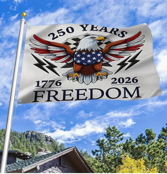 ❤️🤍💙Honor the Nation. Celebrate 250 Years of Freedom. From 1776 to 2026, our nation's journey stitched into every design. 