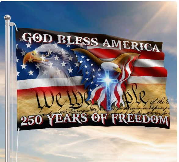 ❤️🤍💙Honor the Nation. Celebrate 250 Years of Freedom. From 1776 to 2026, our nation's journey stitched into every design. 