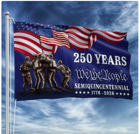 ❤️🤍💙Honor the Nation. Celebrate 250 Years of Freedom. From 1776 to 2026, our nation's journey stitched into every design. 