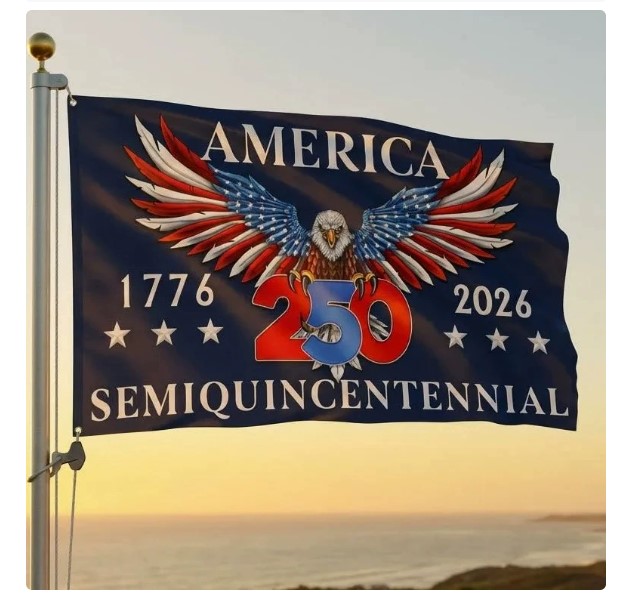 ❤️🤍💙Honor the Nation. Celebrate 250 Years of Freedom. From 1776 to 2026, our nation's journey stitched into every design. 