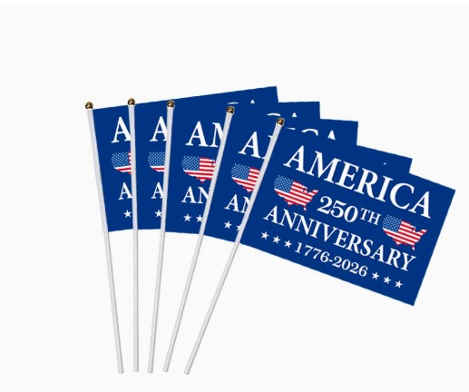 America 250th Anniversary Handheld Flags 1776-2026