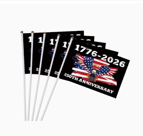 America 250th Anniversary Handheld Flags 1776-2026