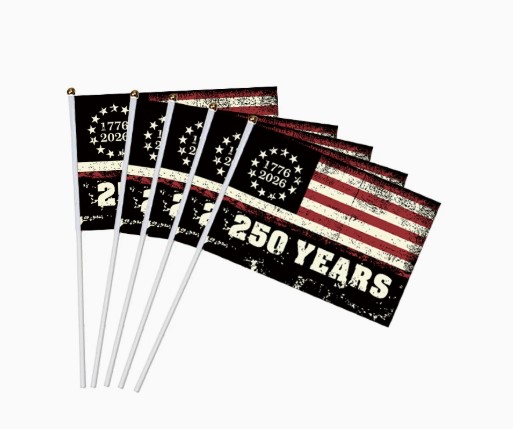 America 250th Anniversary Handheld Flags 1776-2026