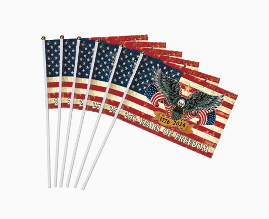 America 250th Anniversary Handheld Flags 1776-2026