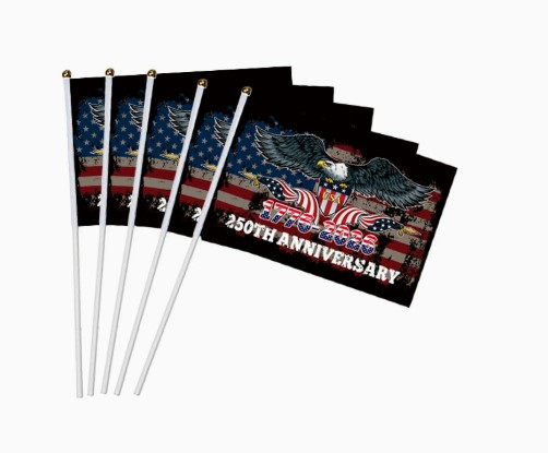 America 250th Anniversary Handheld Flags 1776-2026