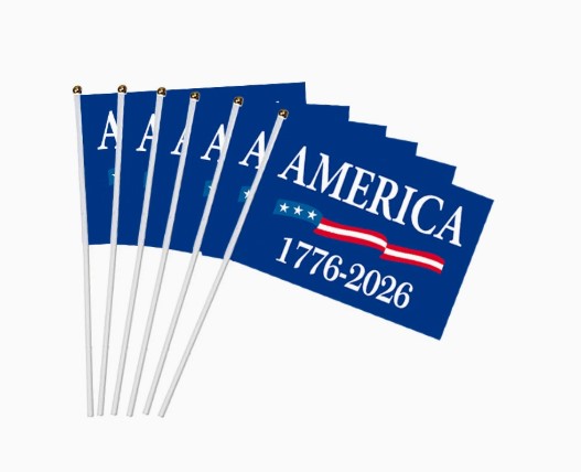 America 250th Anniversary Handheld Flags 1776-2026