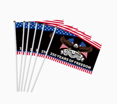 America 250th Anniversary Handheld Flags 1776-2026
