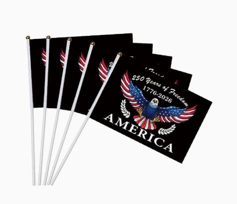 America 250th Anniversary Handheld Flags 1776-2026