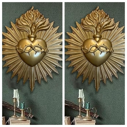 50% OFF-🦇Gothic Heart Wall Decor: Spooky Elegance for Halloween 🖤