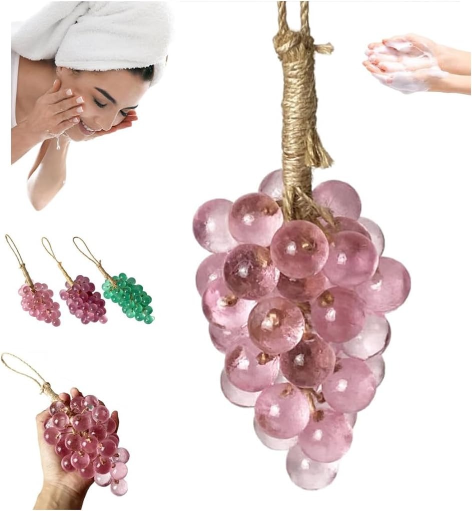 50% Off🔥Handmade Grape Soap on a Rope