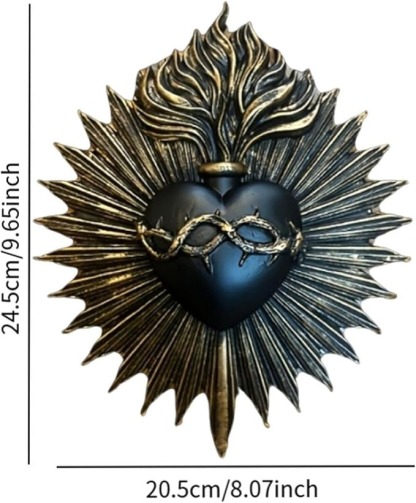 50% OFF-🦇Gothic Heart Wall Decor: Spooky Elegance for Halloween 🖤