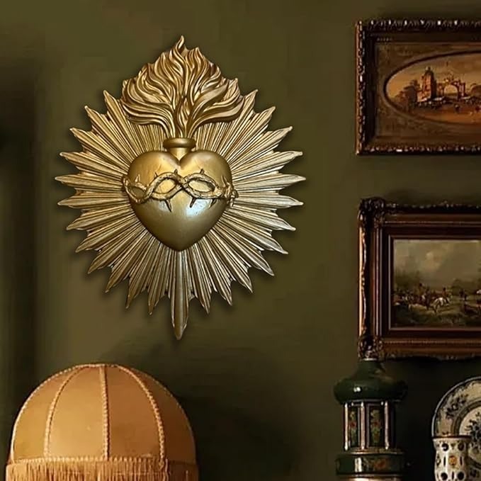 50% OFF-🦇Gothic Heart Wall Decor: Spooky Elegance for Halloween 🖤