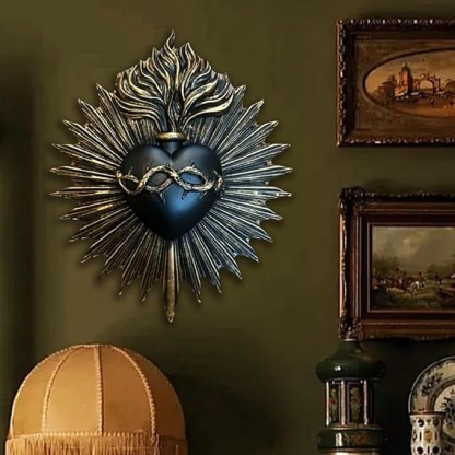50% OFF-🦇Gothic Heart Wall Decor: Spooky Elegance for Halloween 🖤