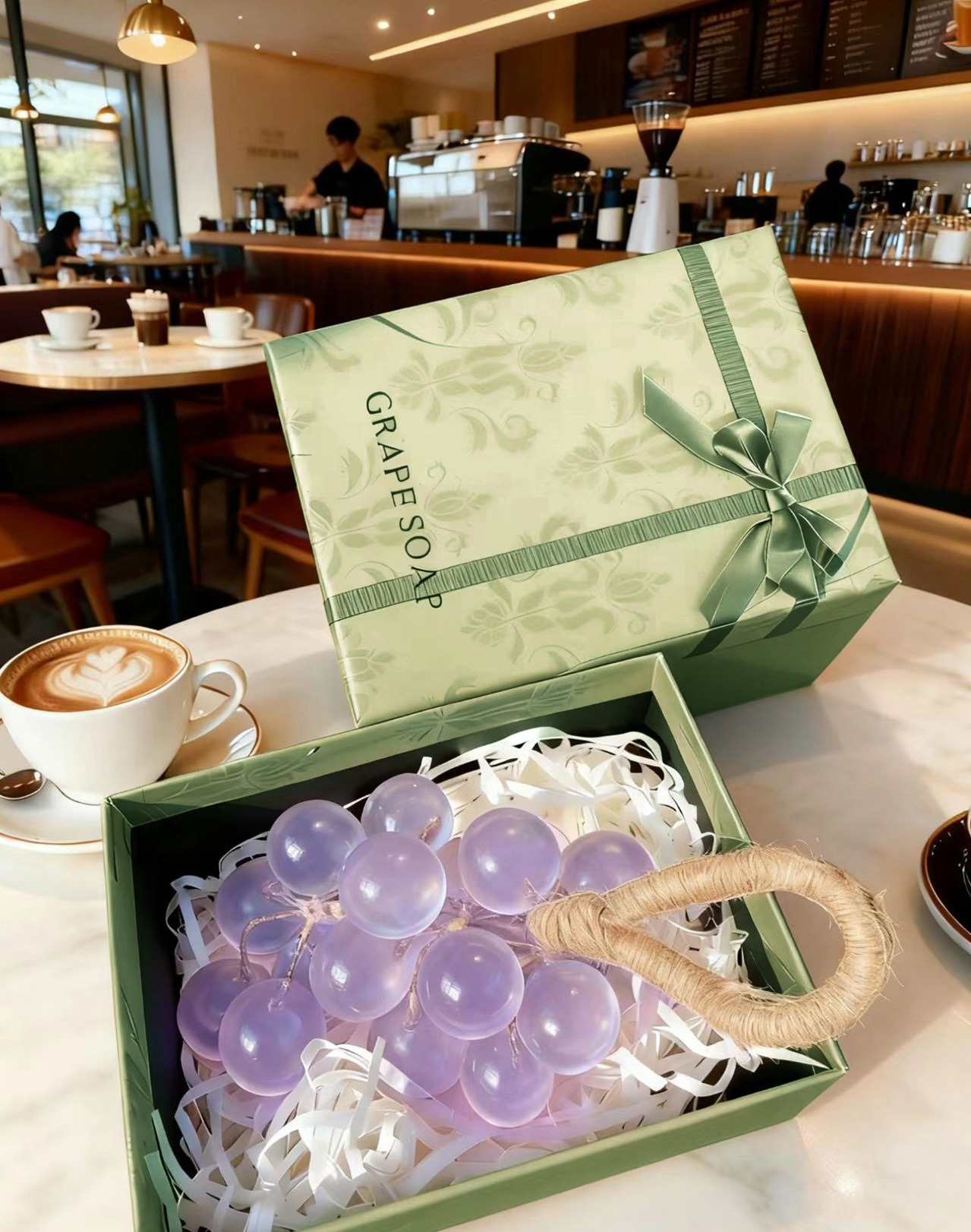 50% Off🔥Handmade Grape Soap on a Rope