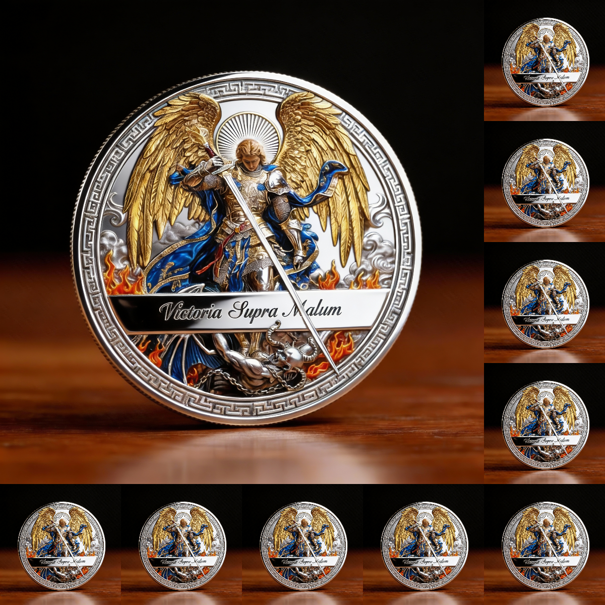 🎉New Year Flash Sale 60% OFF✨St. Michael the Archangel – “Victory Over Evil” Coin