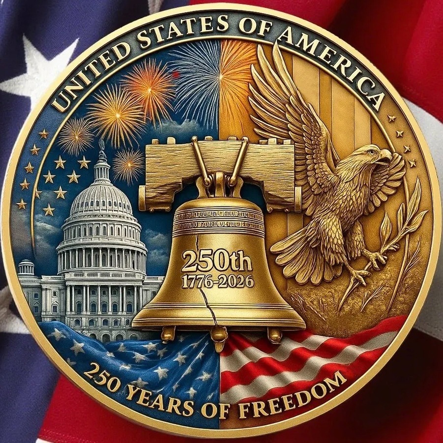 🎉 Black Friday Flash Sale -Eagle & Liberty America 250th Anniversary Commemorative Coin