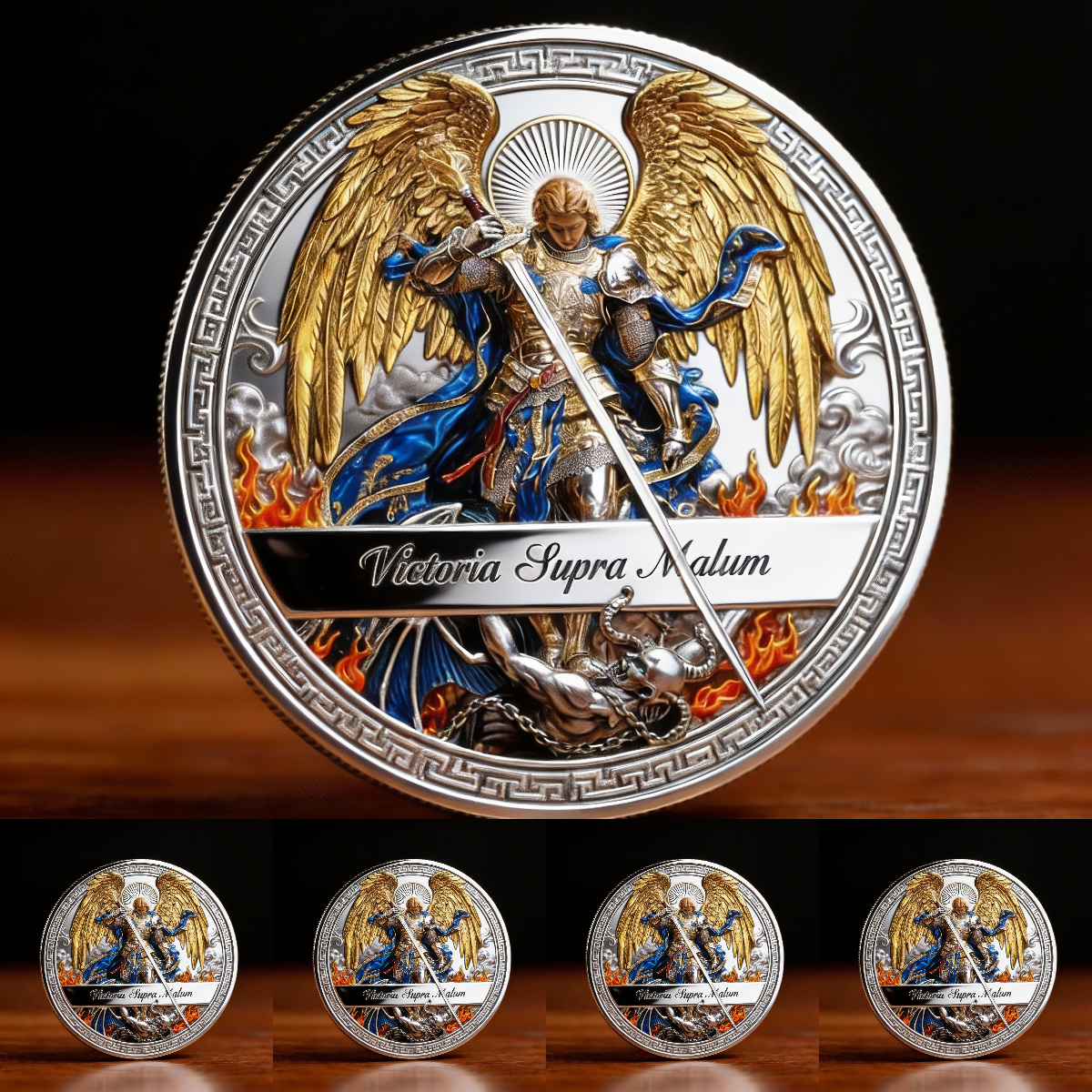 🎉New Year Flash Sale 60% OFF✨St. Michael the Archangel – “Victory Over Evil” Coin