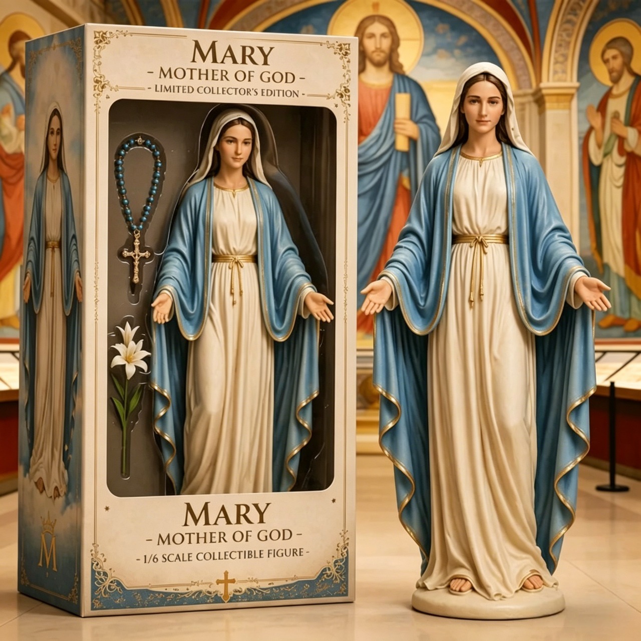 🔥Last Day 50% OFF✝️Limited Edition Virgin Mary Collectible Figure – A Sacred Keepsake of Faith & Grace