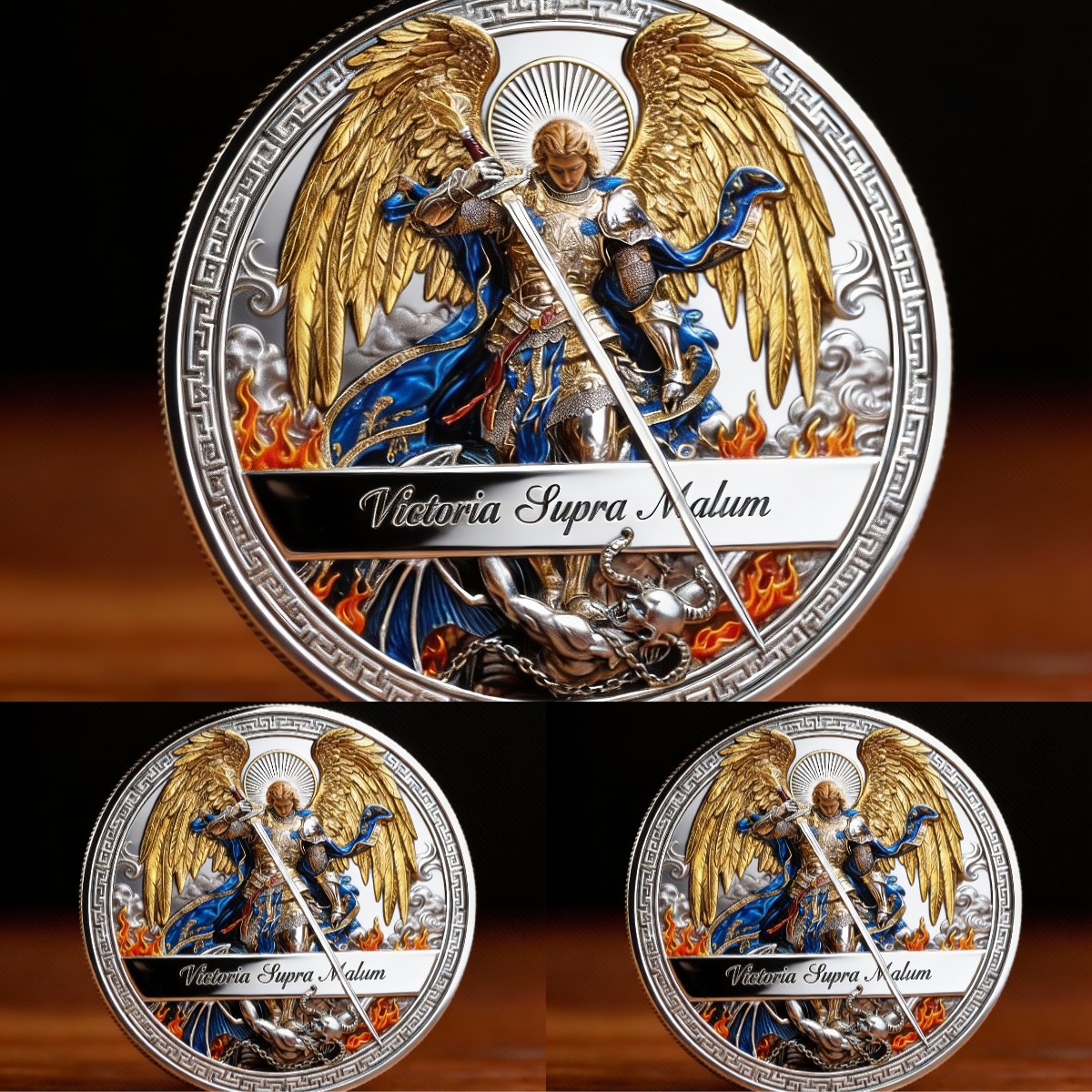 🎉New Year Flash Sale 60% OFF✨St. Michael the Archangel – “Victory Over Evil” Coin