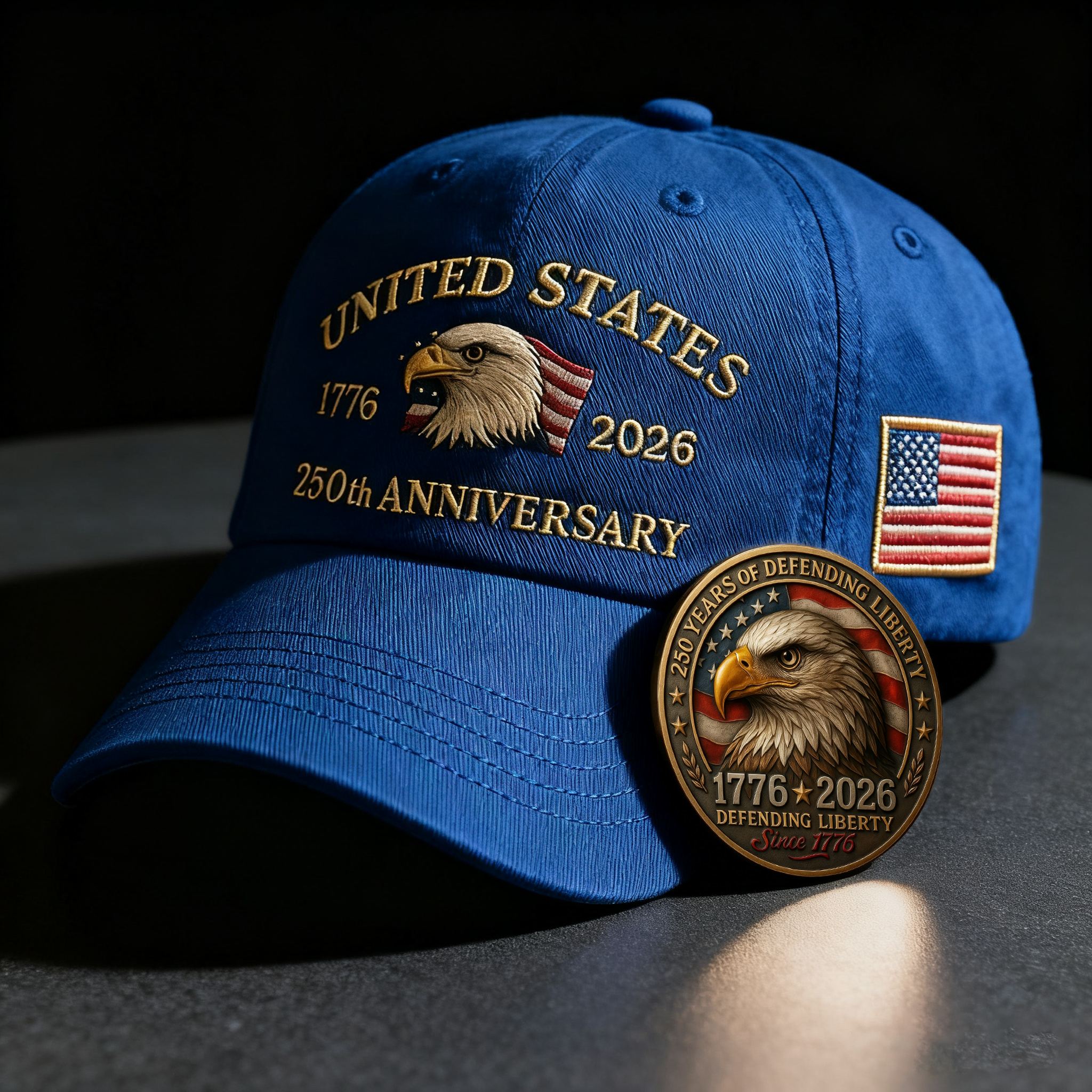 🎉Last Day Only $19.99❤️America 250th Anniversary Hat 🇺🇸🎁Free Symbolizes Honor Gift