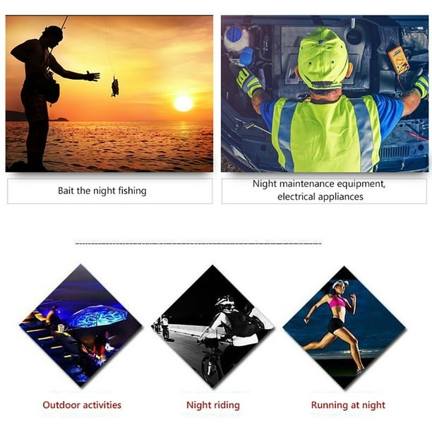 LED Flashlight Fishing Gloves