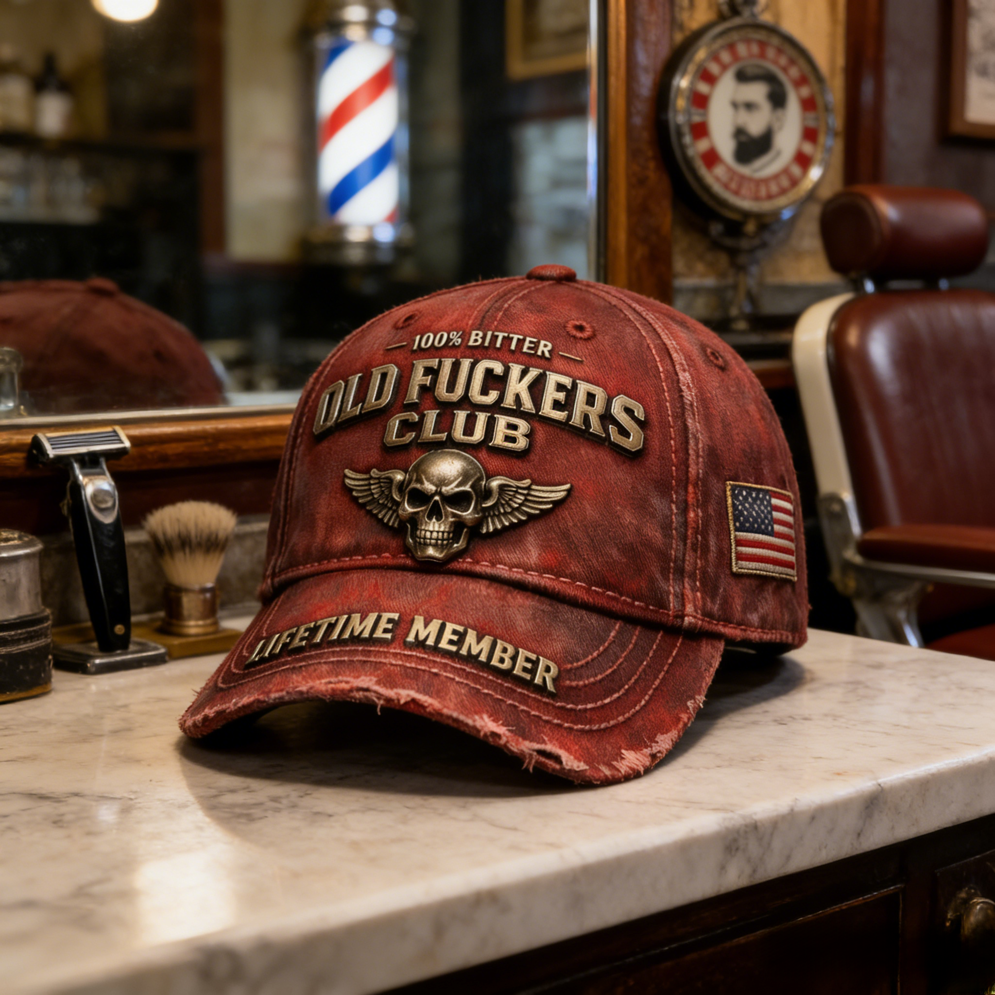 Old Fuckers Club Lifetime Member Cap