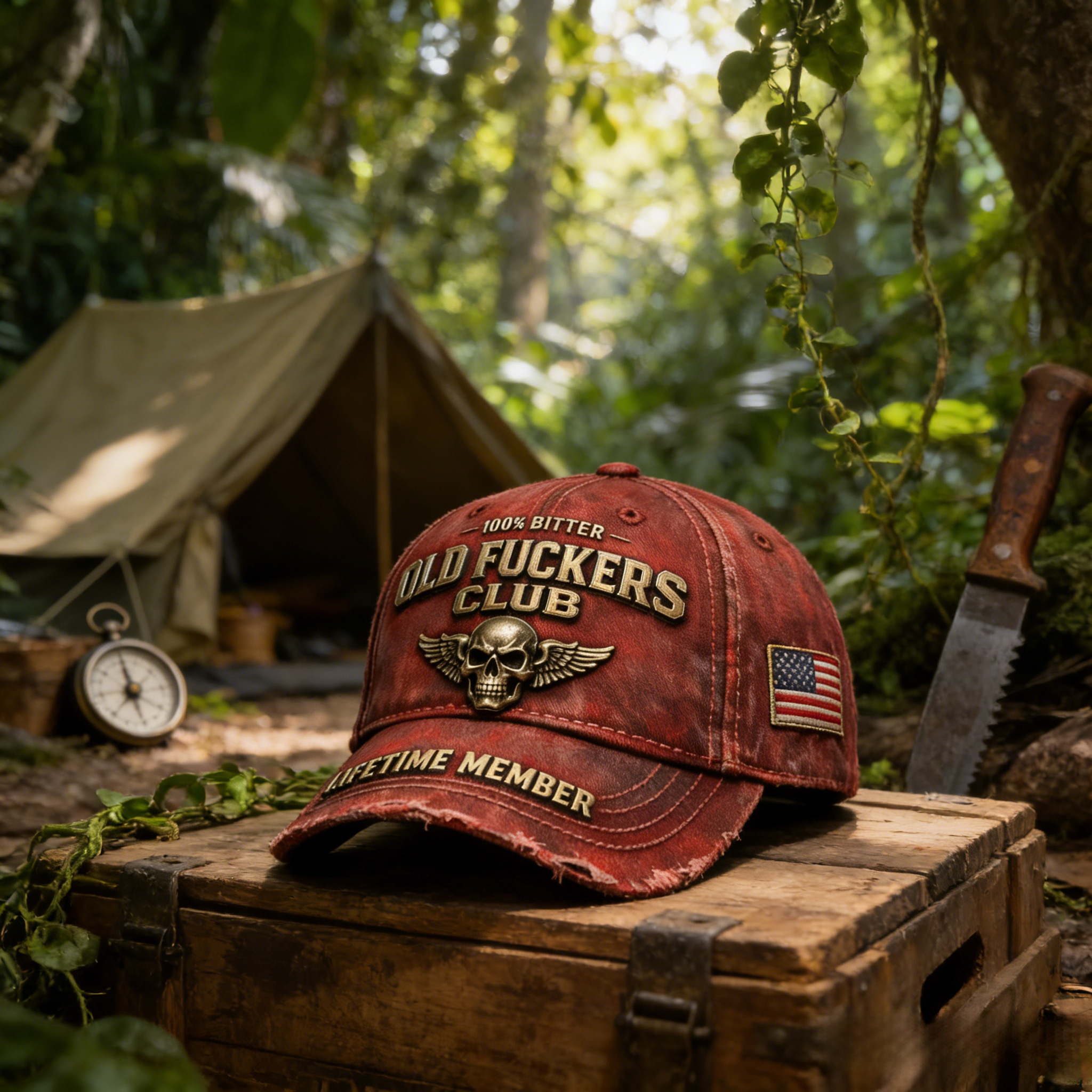 Old Fuckers Club Lifetime Member Cap