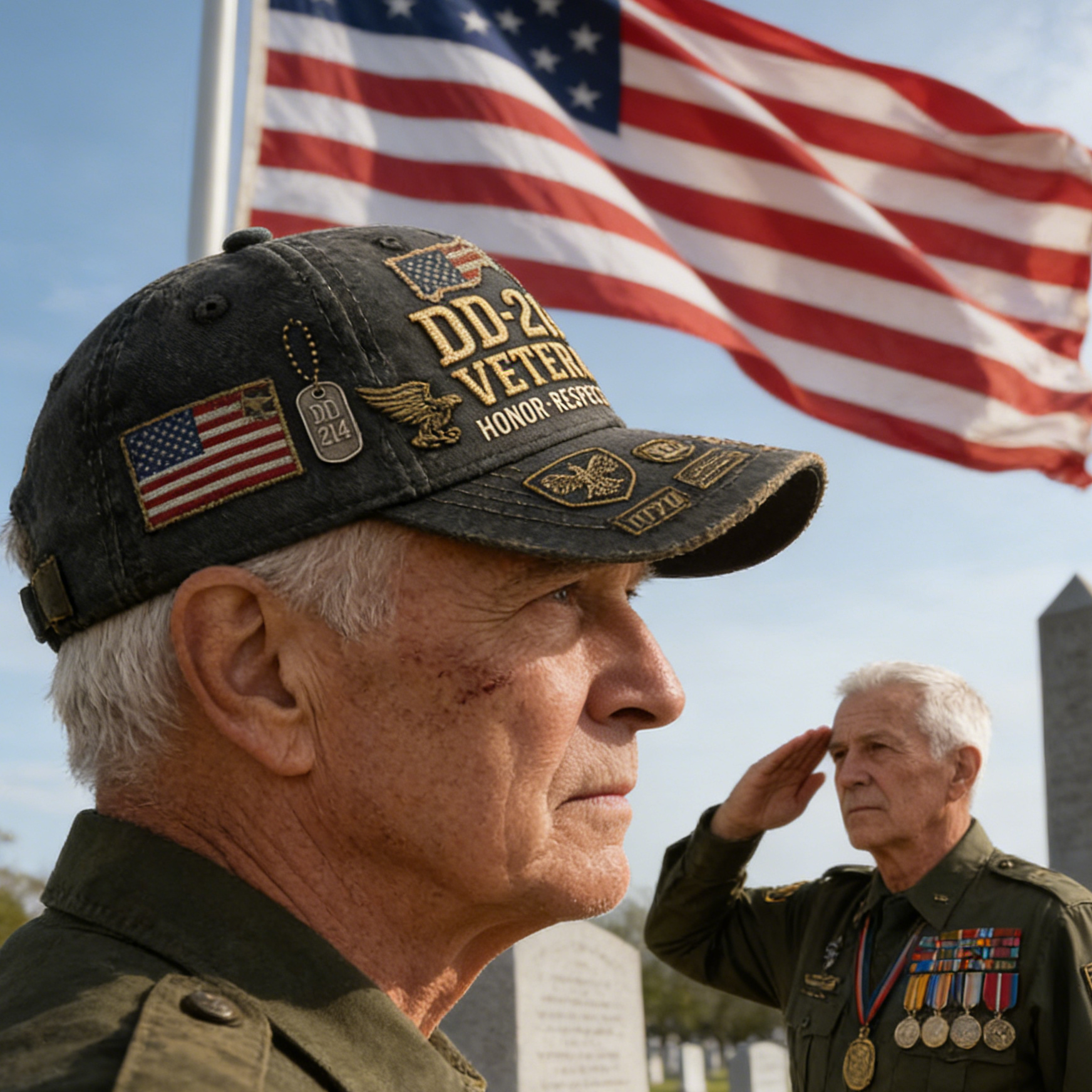 🎉New Year Flash Sale 60% OFF✨Veteran Printed Casual Hat🎁Buy 2 Free Shipping