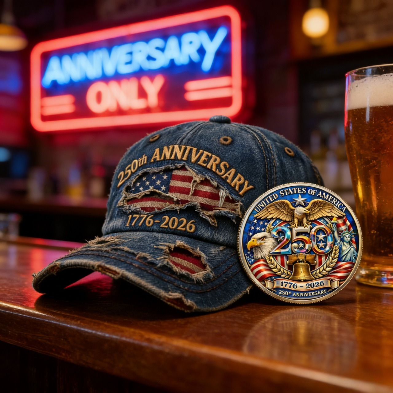 Save 49% Now🎉US 250th Anniversary Hat 🇺🇸🎁Free Anniversary Gift