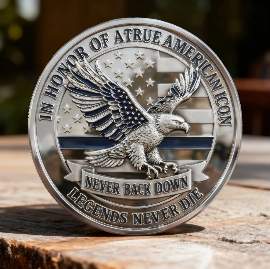 🙏Last Day 60% OFF For Chuck's Fans  - 🎗️🇺🇸 Western Legend Tribute Commemorative Coin – “Legends Never Die”