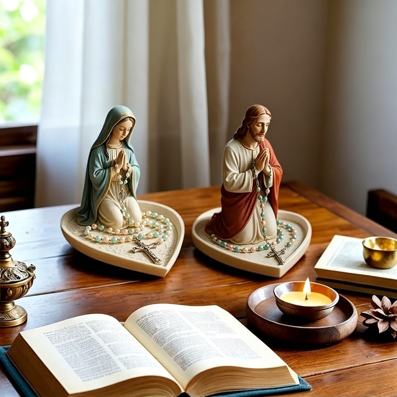 🎁Last Day 49% OFF🔥Handcrafted Virgin Mary Rosary Holder